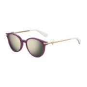 Paars/Goud Spiegel Zonnebril MOLO08/s-0T7 Love Moschino , Purple , Dam...