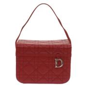 Pre-owned Leather dior-bags Dior Vintage , Red , Dames