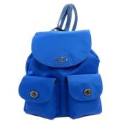 Pre-owned Nylon backpacks Coach Pre-owned , Blue , Dames