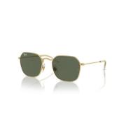 Klassieke zonnebril met zwart montuur Ray-Ban , Green , Unisex