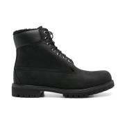 Zwarte Suède Veterschoenen Timberland , Black , Heren