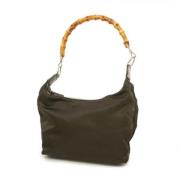 Pre-owned Nylon gucci-bags Gucci Vintage , Brown , Dames