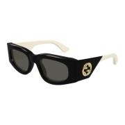 Stijlvolle Zonnebril Zwart Gg1664S-001 Gucci , Black , Unisex