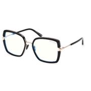 Stijlvolle Zwarte Zonnebril Tom Ford , Black , Dames