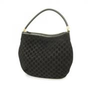 Pre-owned Suede gucci-bags Gucci Vintage , Black , Dames