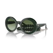 Sunglasses Chanel , Green , Unisex