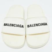 Pre-owned Rubber sandals Balenciaga Vintage , White , Dames