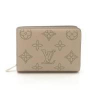 Pre-owned Leather wallets Louis Vuitton Vintage , Beige , Dames