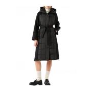 Zwarte Jas Nuoro Elegant Praktisch Ontwerp Pennyblack , Black , Dames