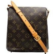 Pre-owned Canvas louis-vuitton-bags Louis Vuitton Vintage , Brown , Da...