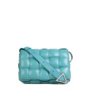 Pre-owned Fabric shoulder-bags Bottega Veneta Vintage , Blue , Dames