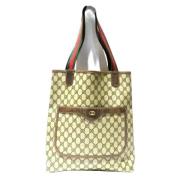 Pre-owned Canvas gucci-bags Gucci Vintage , Beige , Dames