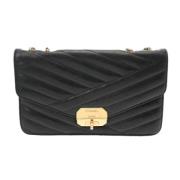 Pre-owned Leather chanel-bags Chanel Vintage , Black , Dames