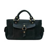 Pre-owned Leather celine-bags Celine Vintage , Black , Dames