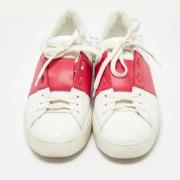 Pre-owned Leather sneakers Valentino Vintage , White , Dames