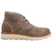 Leren enkellaarzen Oakland stijl Docksteps , Brown , Heren