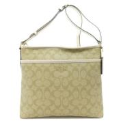 Pre-owned Plastic shoulder-bags Coach Pre-owned , Beige , Dames