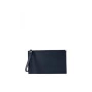 Heren Clutch Tas Orciani , Blue , Dames