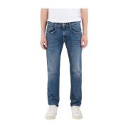 Slim Fit Denim Jeans Replay , Blue , Heren