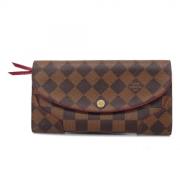 Pre-owned Fabric wallets Louis Vuitton Vintage , Brown , Dames