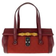 Pre-owned Canvas gucci-bags Gucci Vintage , Red , Dames