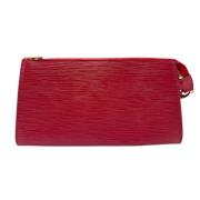 Pre-owned Leather louis-vuitton-bags Louis Vuitton Vintage , Red , Dam...