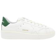 Wit Donkergroen Purestar Sneakers Golden Goose , White , Heren