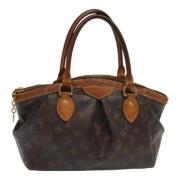 Pre-owned Canvas handbags Louis Vuitton Vintage , Brown , Dames