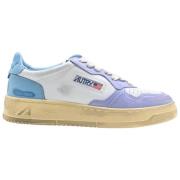 Vintage Lage Sneakers Wit/Lavendel/Azure Autry , Multicolor , Dames