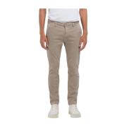 Ivoor Chino Slim Fit Broek Replay , Beige , Heren