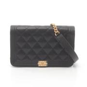 Pre-owned Fabric chanel-bags Chanel Vintage , Black , Dames