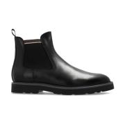 Zwarte platte schoenen met streepdetail Paul Smith , Black , Heren