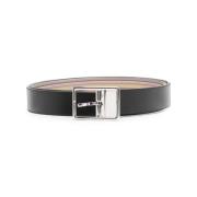 Artiest Streep Leren Riem Paul Smith , Multicolor , Heren