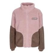 Sherpa Teddy Block Track Jacket Karl Kani , Pink , Dames