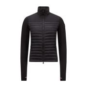 Zwarte Sweater Activewear Waterafstotend Rits Moncler , Black , Dames