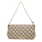 Pre-owned Canvas louis-vuitton-bags Louis Vuitton Vintage , White , Da...