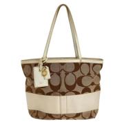 Pre-owned Canvas handbags Coach Pre-owned , Brown , Dames