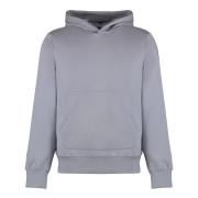 Verstelbare hoodie met geribde boorden Parajumpers , Gray , Heren