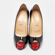 Pre-owned Fabric heels Christian Louboutin Pre-owned , Black , Dames