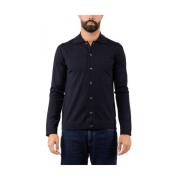 Herenoverhemd Klassieke Stijl Alpha Industries , Blue , Heren