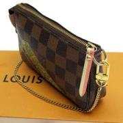 Pre-owned Canvas louis-vuitton-bags Louis Vuitton Vintage , Brown , Da...