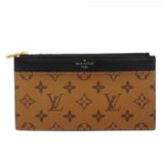 Pre-owned Fabric wallets Louis Vuitton Vintage , Black , Dames