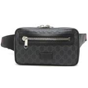 Pre-owned Canvas gucci-bags Gucci Vintage , Black , Heren