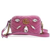 Pre-owned Leather gucci-bags Gucci Vintage , Pink , Dames