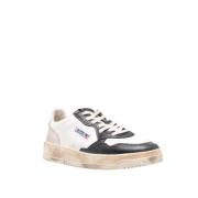 Vintage Leren Sneakers met Distressed Finish Autry , Multicolor , Here...