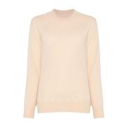 Superfijne Beige Trui Jil Sander , Pink , Dames