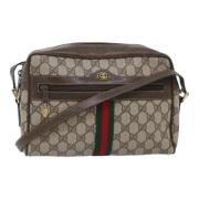 Pre-owned Canvas gucci-bags Gucci Vintage , Beige , Dames