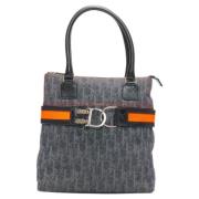 Pre-owned Cotton dior-bags Dior Vintage , Blue , Dames