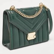 Pre-owned Leather shoulder-bags Michael Kors Pre-owned , Green , Dames