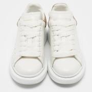 Pre-owned Leather sneakers Alexander McQueen Pre-owned , White , Dames